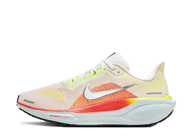 Nike WMNS Air Zoom Pegasus 41 "Summit White/Bright Crimson/Glacier Blue/Chrome" Summit White/Bright Crimson/Glacier Blue/Chrome/Black
