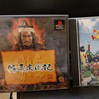 初代PS用　『ふしぎ刑事』と『信長疾風記』の２本セット