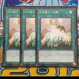 遊戯王 韓国版 星遺物の守護竜3枚セット