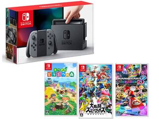 【人気ソフト3付き】NintendoSwitch本体