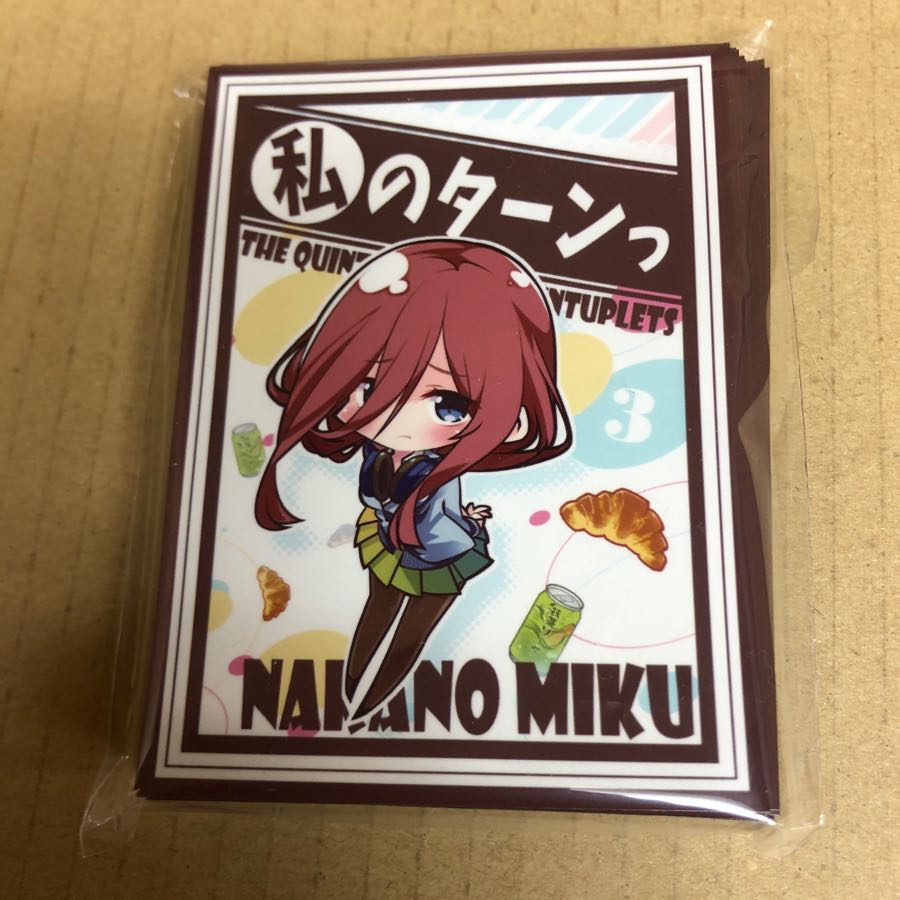 三玖スリーブ 五等分の花嫁 コミケ