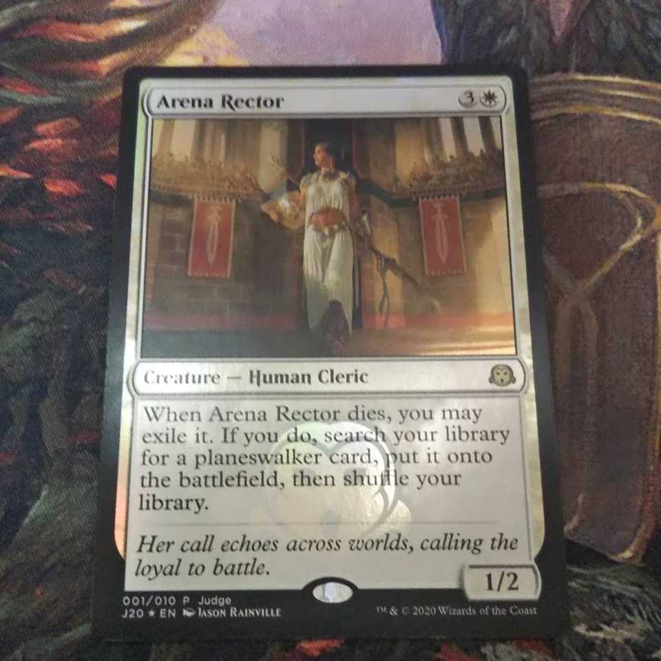 《競技場の首長/Arena Rector》ジャッジ報奨版Foil1枚【A】