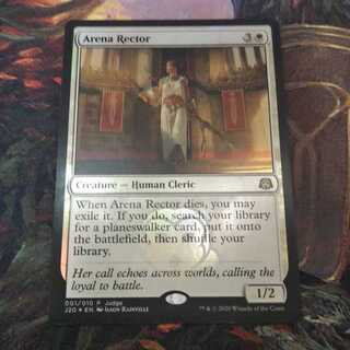 《競技場の首長/Arena Rector》ジャッジ報奨版Foil1枚【C】