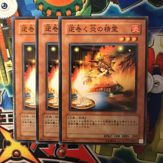 逆巻く炎の精霊 3枚