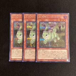 c300 未界域のジャッカロープ シークレットレア 3枚セット 遊戯王 トレトレ