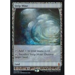 foil　「EXP」露天鉱床/Strip Mine　英語１枚 EX](FOIL)露天鉱床/Strip Mine《英語》【EXP】の通販 カード