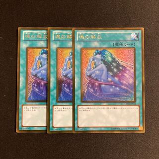 n255 魂の解放 ゴールドレア 3枚セット 遊戯王 トレトレ