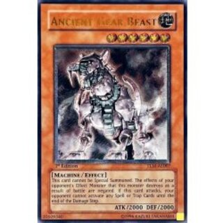 【良品】遊戯王　古代の機械獣　レリーフ　旧アジア版　TLM-AE007 状態B〕☆旧アジア☆古代の機械獣【レリーフ】{TLM-AE007