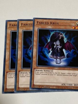 Fabled Krus English EU Edition 3 copies