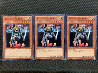 【ぽぽたん】遊戯王 7076 異次元の女戦士 3枚 ノーマル