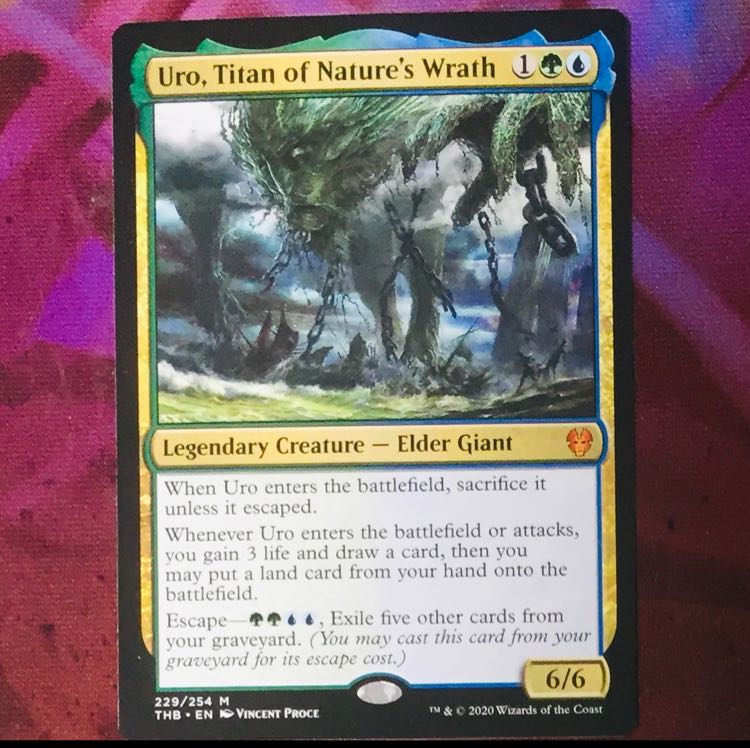 MTG 自然の怒りのタイタン、ウーロ THB 英