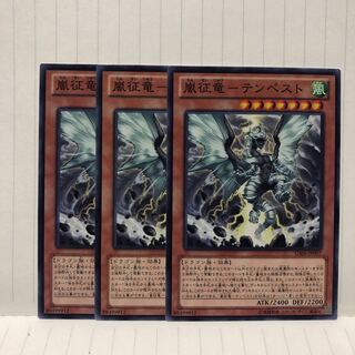 嵐征竜-テンペスト　ノーマル　3枚　マホ子