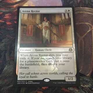 《競技場の首長/Arena Rector》ジャッジ報奨版Foil1枚【D】
