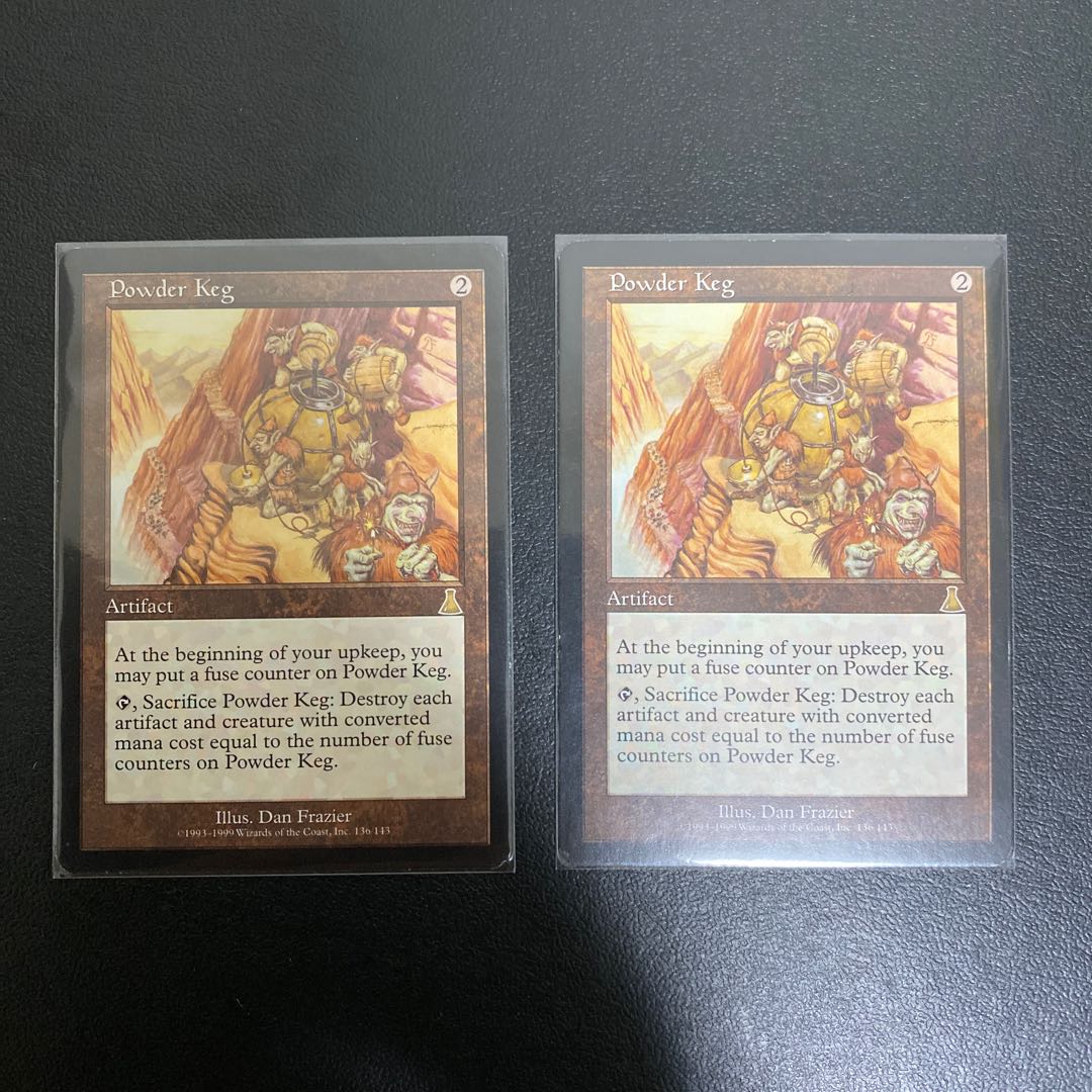 火薬樽 2枚 英語版