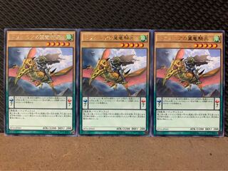 【ぽぽたん】遊戯王 6482 ドラコニアの翼竜騎兵 3枚 レア