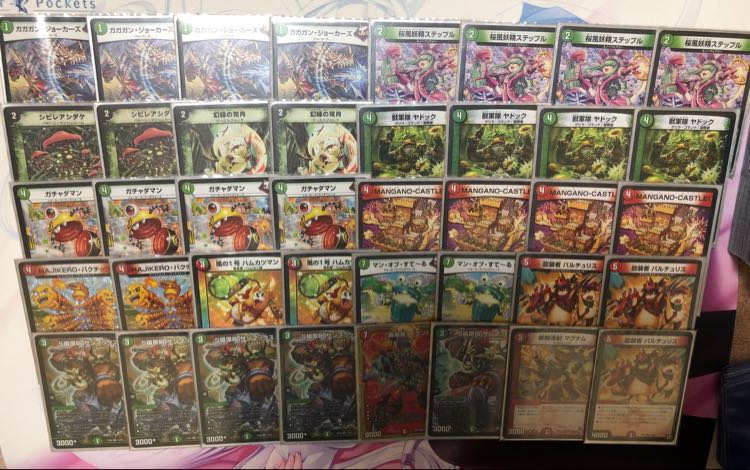 赤緑サンマックス デッキ