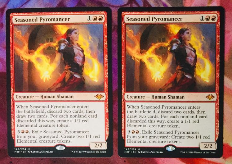 MTG 歴戦の紅蓮術士  MH1 英2枚