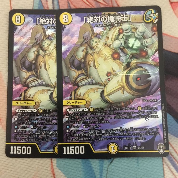 「絶対の楯騎士」 2枚