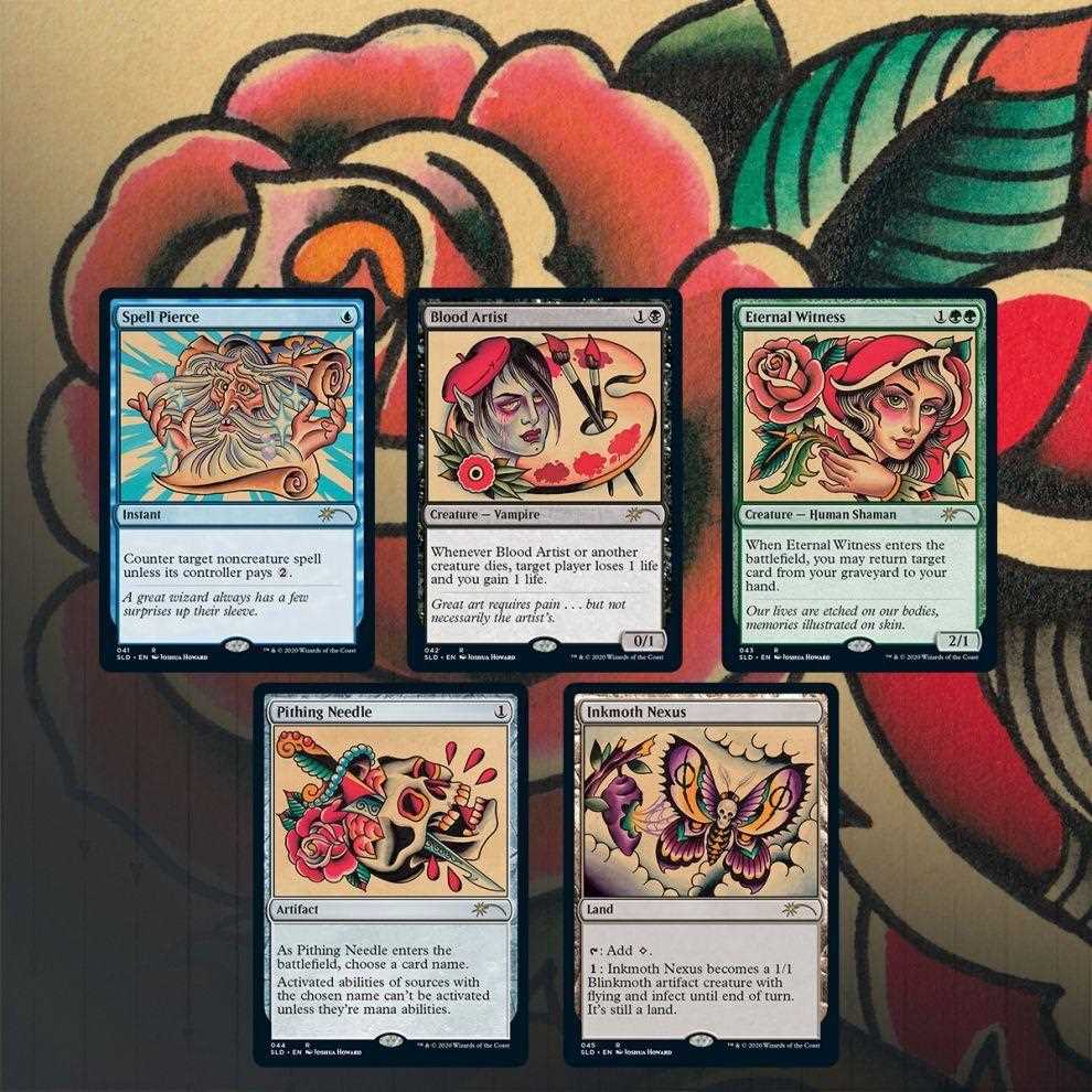 MTG 稲妻 Secret Lair 4枚セット 稲妻 Secret lair Foil Toru Terada 4枚セット - メルカリ
