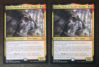 MTG 死の飢えのタイタン、クロクサ 英2枚