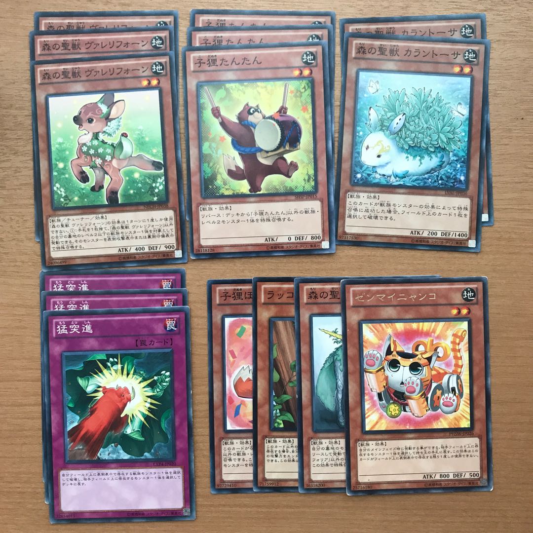 森の聖獣ヴァレリフォーン他12枚