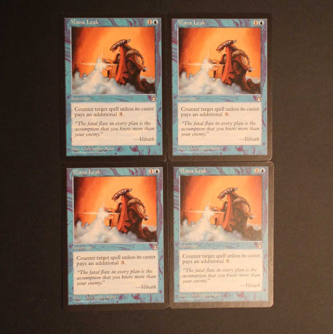 STH【マナ漏出】英語 4枚セット