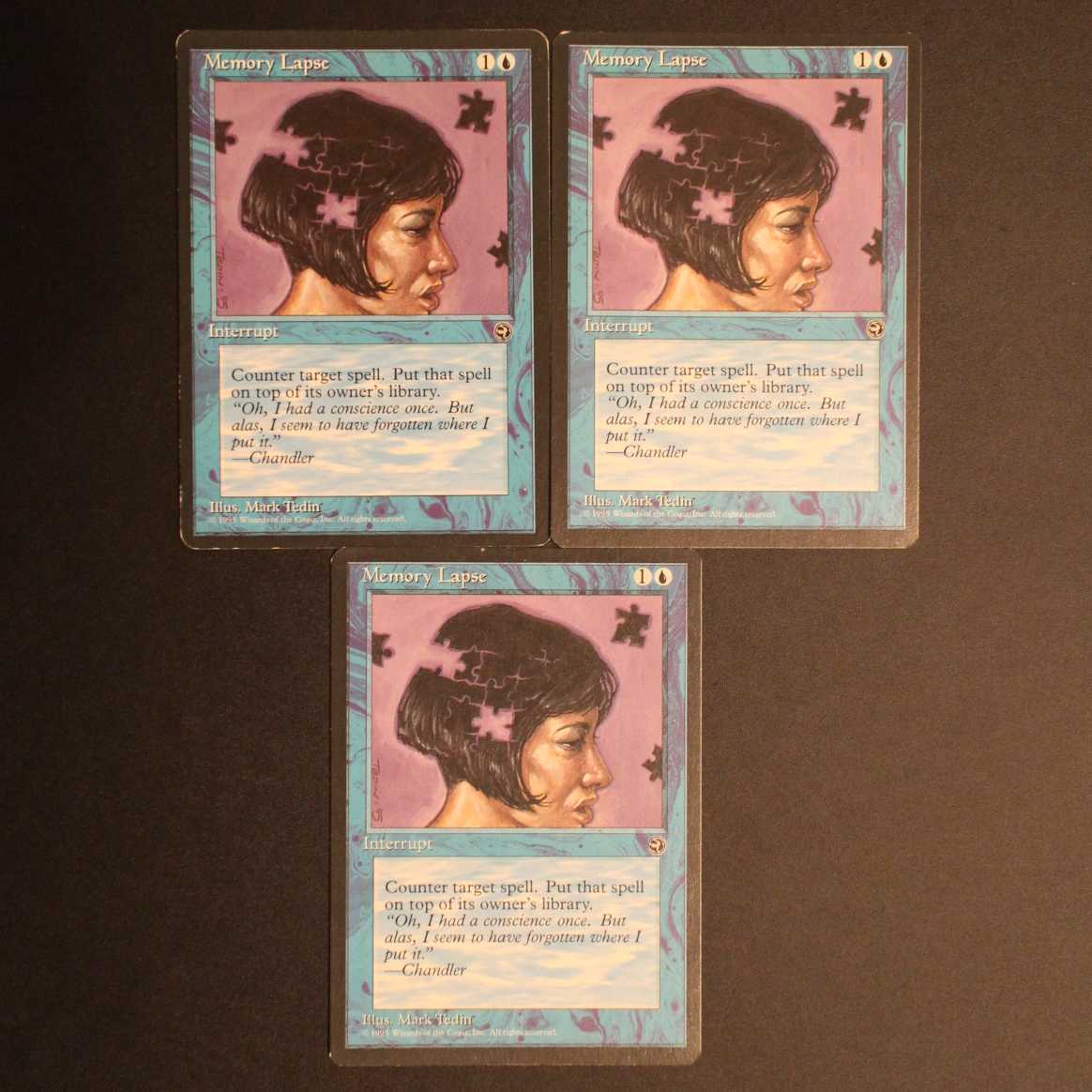 HML【記憶の欠落】英語 3枚セット