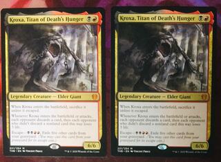 MTG 死の飢えのタイタン、クロクサ 英2枚