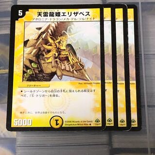 天雷龍姫エリザベス 四枚