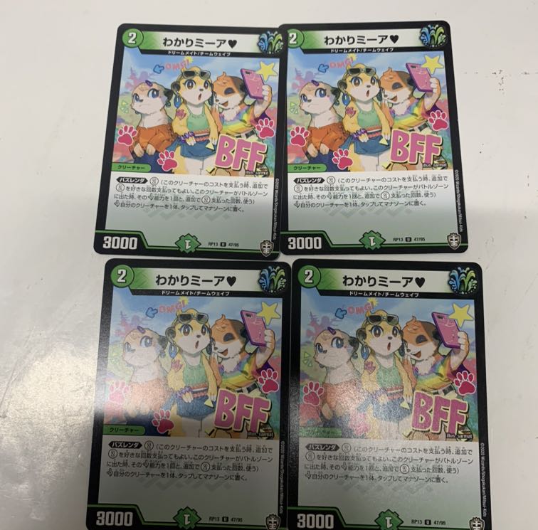 わかりミーア4枚セット