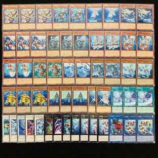 遊戯王 No.222 雪花水精鱗 ガチ構築 デッキ40枚＋EX15枚