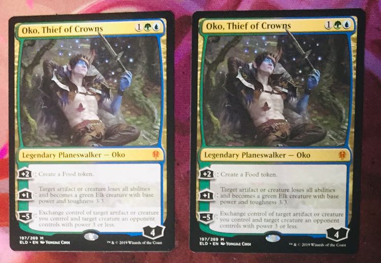 MTG 王冠泥棒、オーコ ELD 英2枚