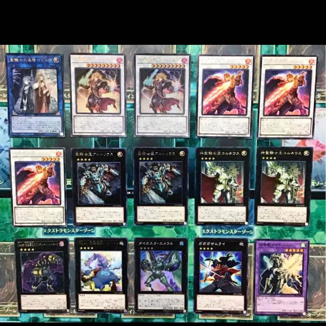 遊戯王 焔聖騎士 デッキ 本格構築 未使用スリーブ付き リナルド イゾルデ