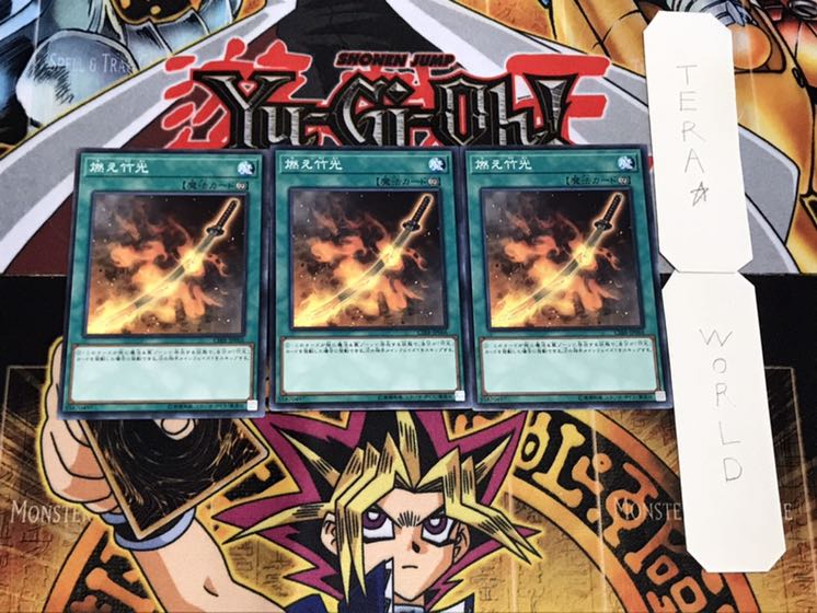 燃え竹光 ノーマル 3枚セット てら