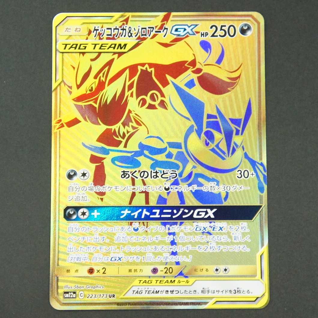 19569　ゲッコウガ＆ゾロアークGX　UR