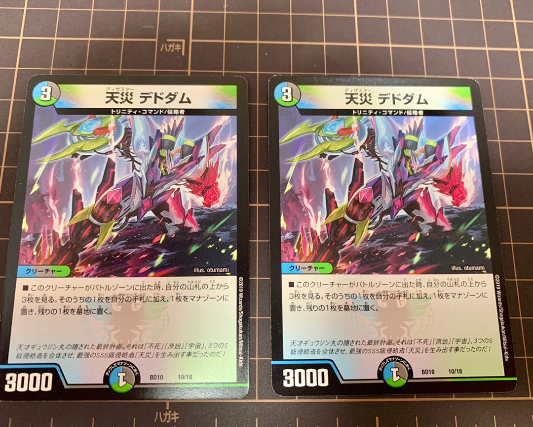 天災 デドダム 2枚