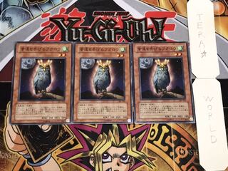 幸運を告げるフクロウ ノーマル 3枚セット てら