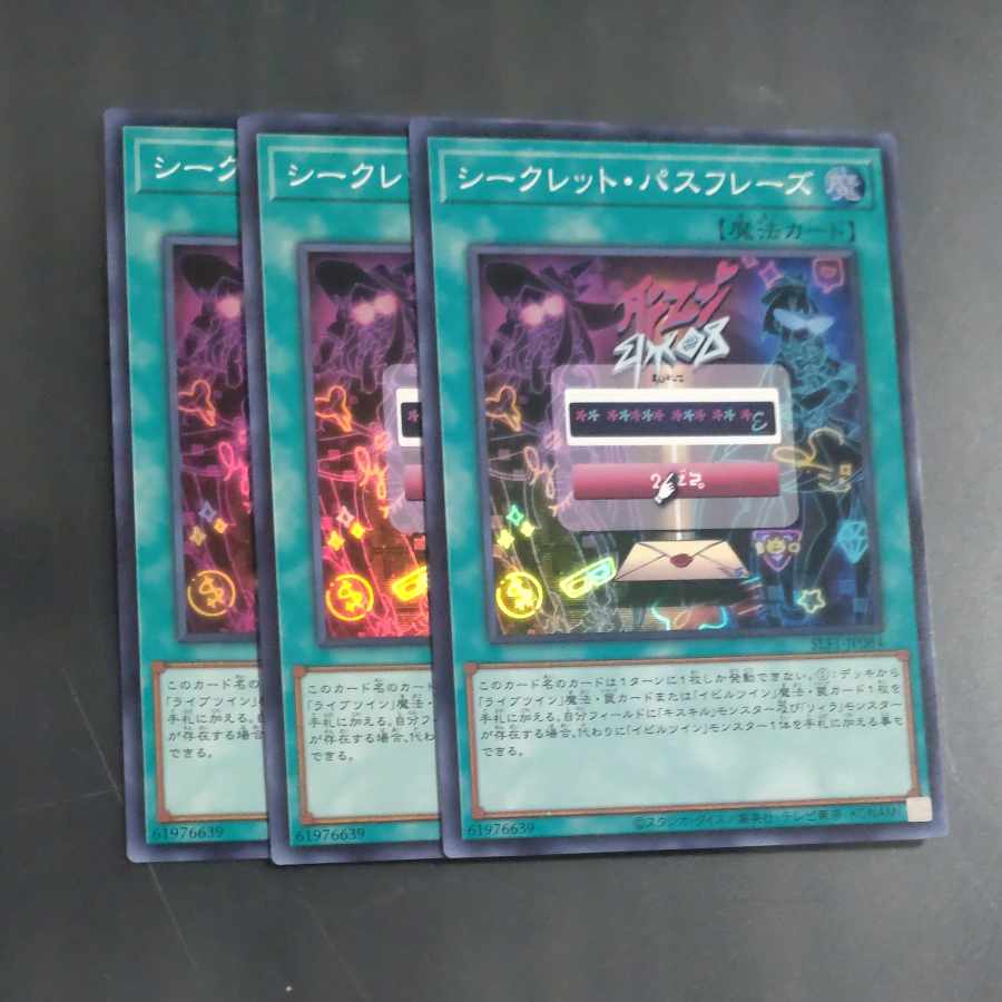 シークレット・パスフレーズ スーパーレア JP084✕3 【木林堂】