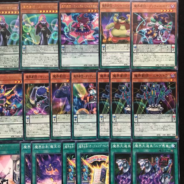 魔界劇団デッキ　構築済み　137  メロー・マドンナ　ティンクル・リトルスター