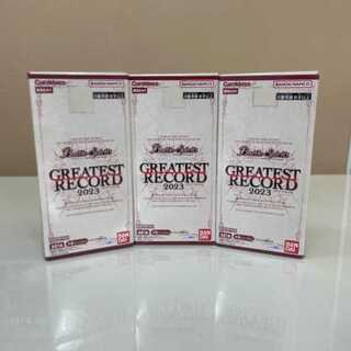 バトルスピリッツ GREATEST RECORD 2023 未開封 3BOX  管理03 3BOX