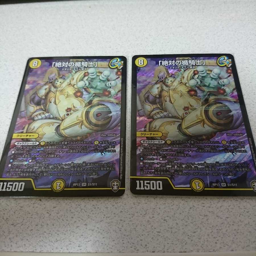「絶対の楯騎士」二枚セット 新品、未使用