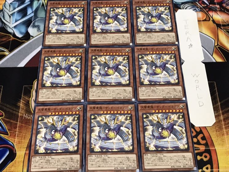 天雷震龍-サンダー・ドラゴン ノーマル 9枚セット てら