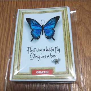 GRATSスリーブ ハチとチョウ 蜂と蝶