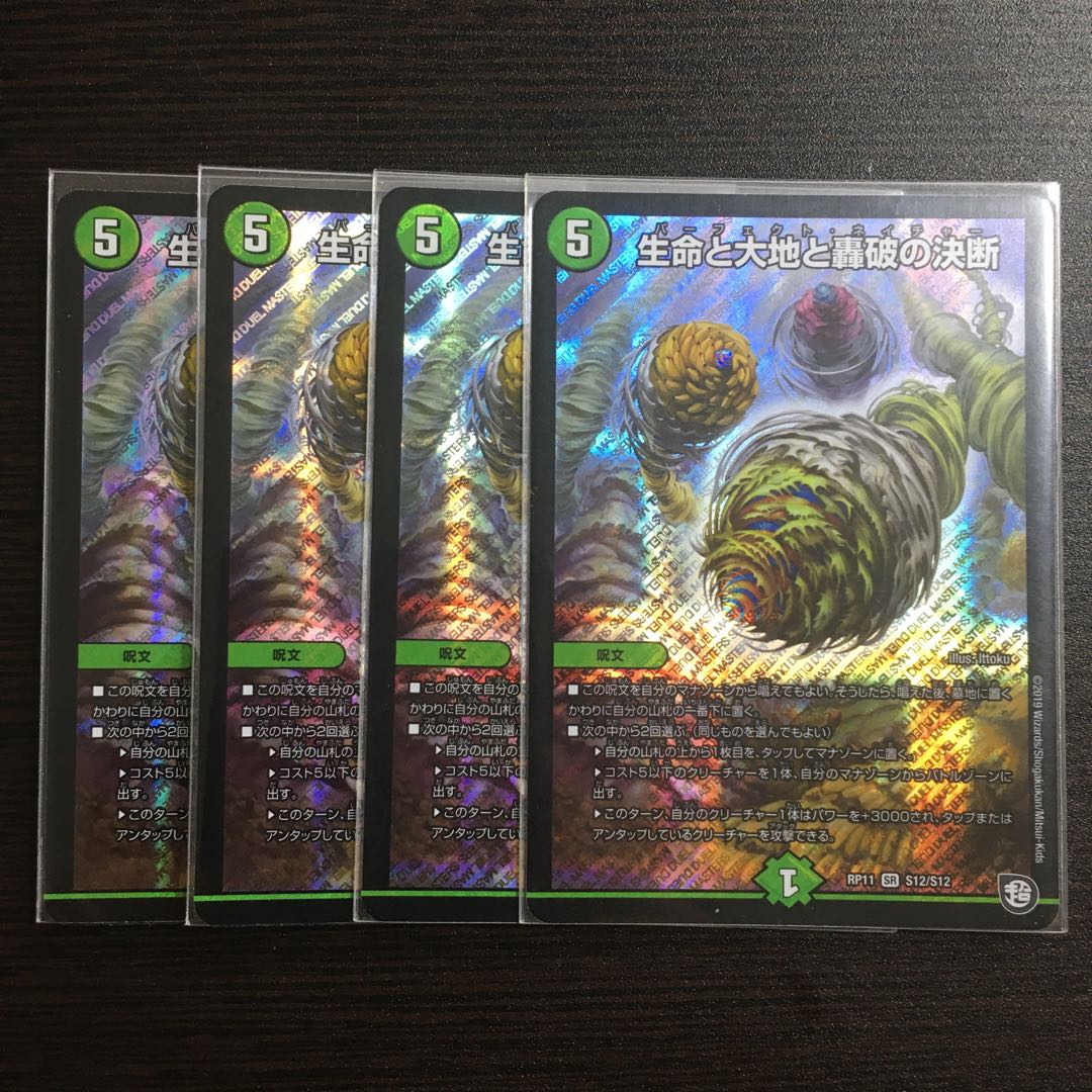生命と大地と轟破の決断 4枚