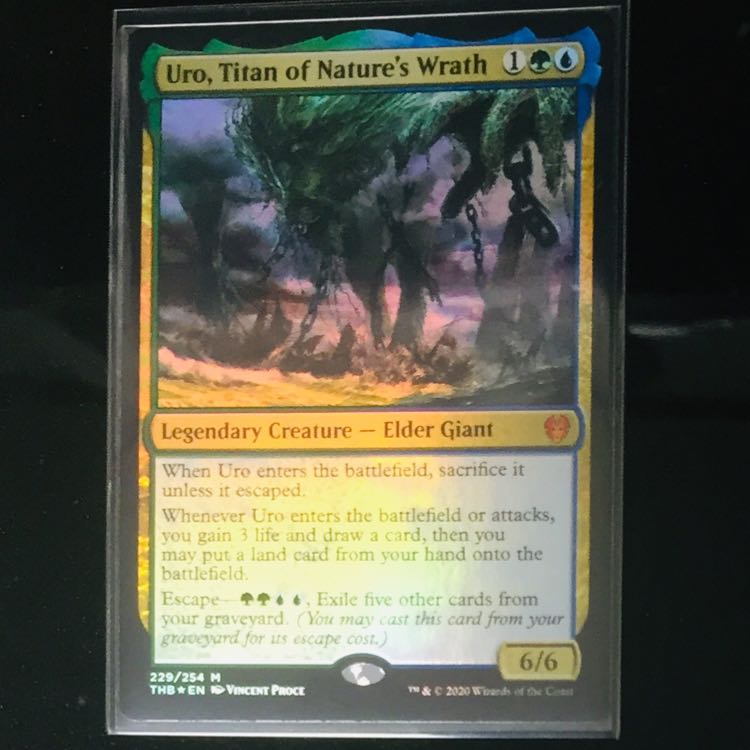 MTG  FOIL 自然の怒りのタイタン、ウーロ THB 英