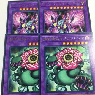 【遊戯王】キメラフレシア グリーディーベノムフュージョンドラゴン 各２枚セット
