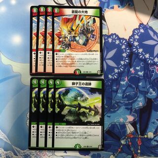 蒼龍の大地 4枚 獅子王の遺跡 4枚