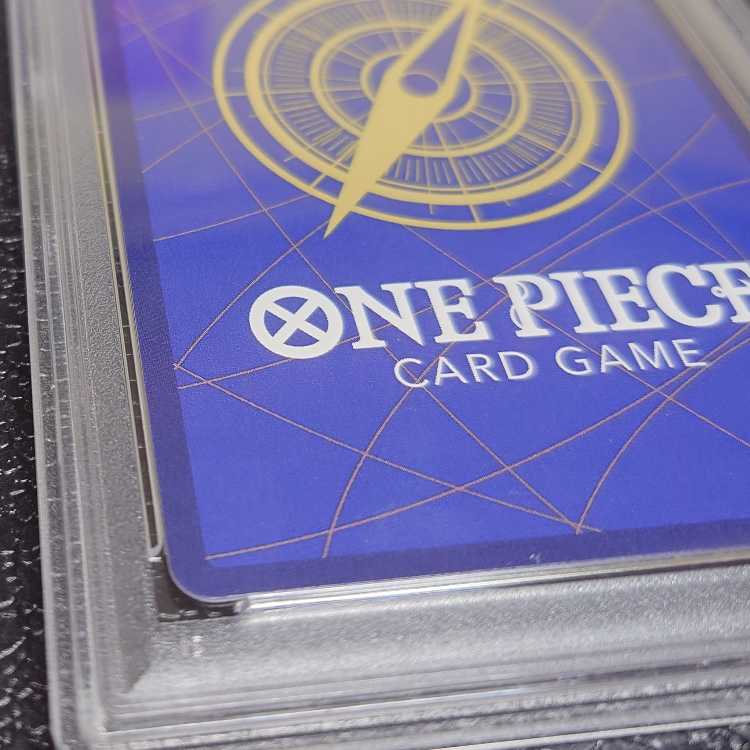 【PSA10】ナミ(パラレル)(スーパーパラレル)(コミックパラレル・コミパラ・漫画背景) P-R OP01-016