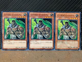 【ぽぽたん】遊戯王 4735 E・HERO ワイルドマン 3枚 ノーマル