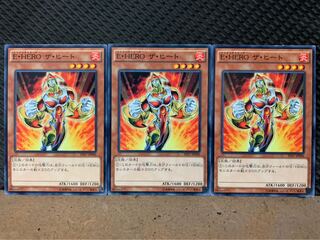 【ぽぽたん】遊戯王 4285 E・HERO ザ・ヒート 3枚 ノーマル